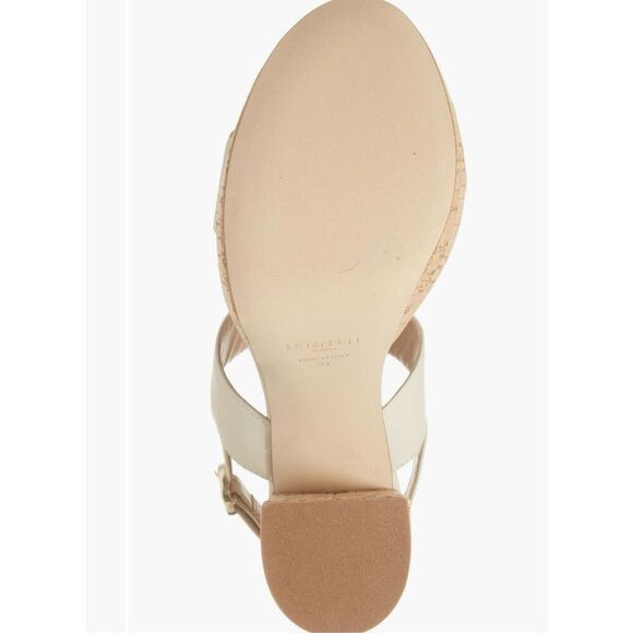 NWT LK Bennett  Misty sand white sling back platform sandals Size 39 UK (8.5 equ - Picture 6 of 9